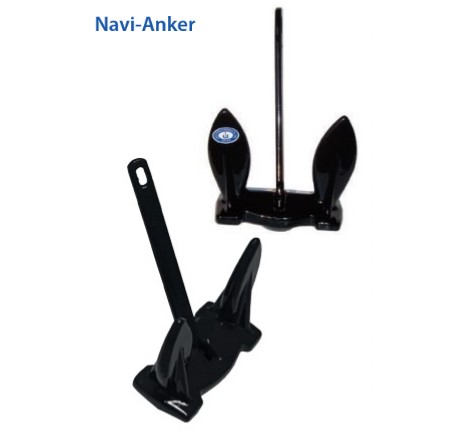 Kotva NAVI poplastovaná 6,8 kg - čierna